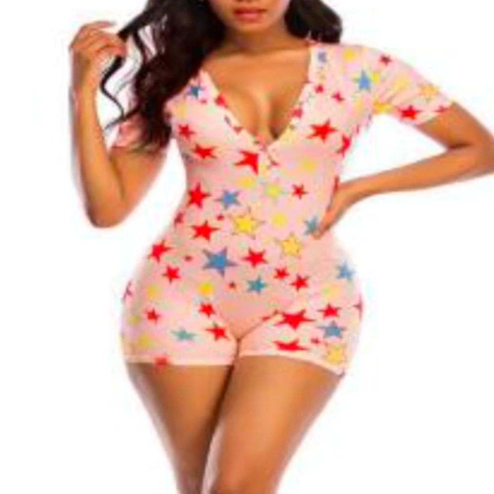 💎✨ Light pink stars onesie ✨💎